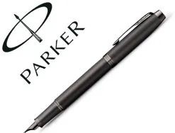 Stylo-plume parker im monochrome noir pointe moyenne encre bleu etui cadeau