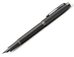 Stylo-plume parker im monochrome noir pointe moyenne encre bleu etui cadeau