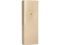Stylo-plume belius neptuno aluminium texture ondulee attributs gun encre bleue coloris kaki dans coffret cadeau