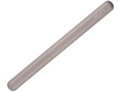 Stylo-plume et etui en simili cuir belius space b monochrome sans agrafe encre bleue coloris gris dans coffret cadeau
