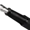 Stylo-plume et flacon d'encre belius origen aluminium brosse encre noire coloris noir dans coffret cadeau