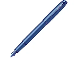 Stylo-plume parker im monochrome bleu pointe moyenne encre bleu etui cadeau