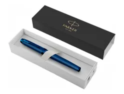 Stylo-plume parker im monochrome bleu pointe moyenne encre bleu etui cadeau