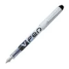 Stylo-plume pilot v pen jetable pointe moyenne régulateur débit encre liquide visible coloris noir