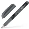 Stylo-plume schneider easy pointe acier taille m encre bleu royal effacable coloris noir