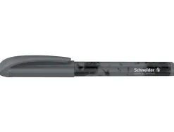 Stylo-plume schneider easy pointe acier taille m encre bleu royal effacable coloris noir