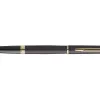 Stylo-plume waterman hemisphere metallic capuchon clip pointe fine coloris noir lave coffret cadeau
