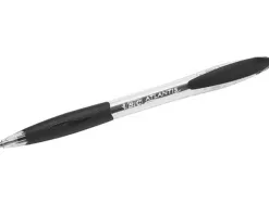 Stylos bille bic atlantis classic noir pointe moyenne boîte 30 + 6