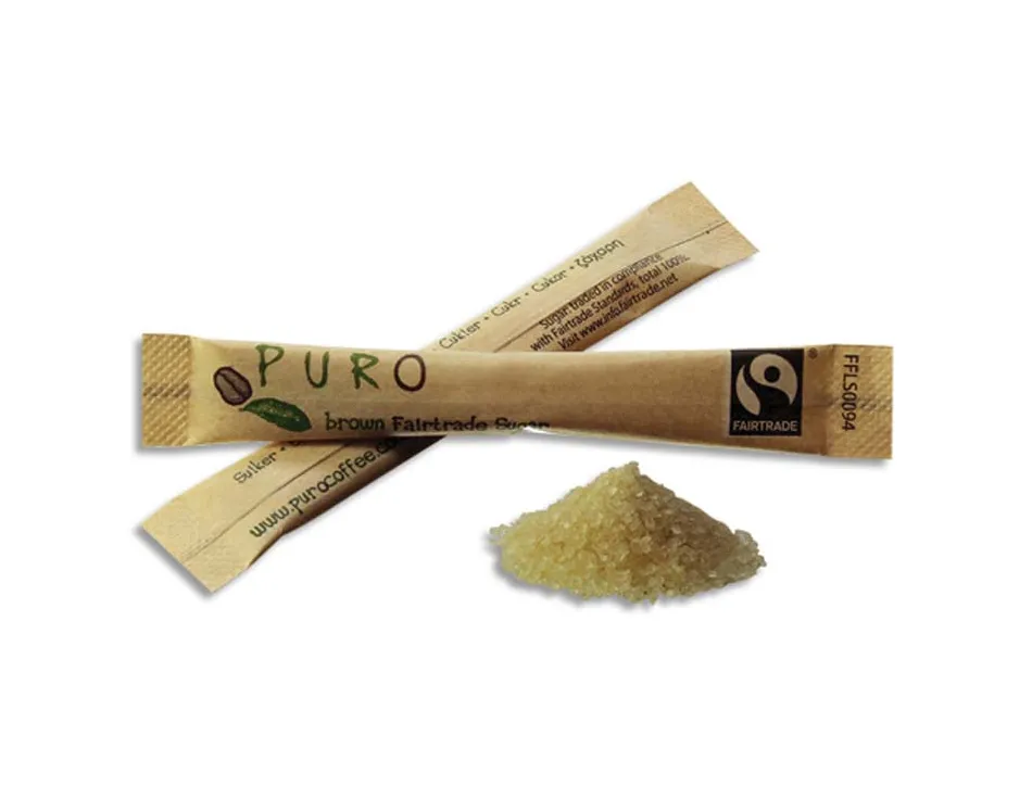 Sucre brun puro bûchettes 3 g boîte 1000