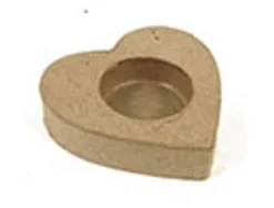 Support bougie décopatch carton à décorer diamètre 8.5cm