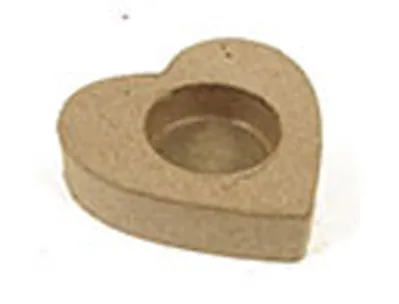 Support bougie décopatch carton à décorer diamètre 8.5cm