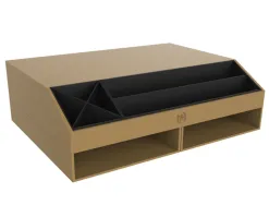 Support ecran savana oxford reglable 2 compartiments carton recycle
