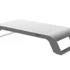Support fellowes moniteur hana lt 3 niveaux reglage hauteur reduit fatigue oculaire et douleurs cervicales coloris blanc