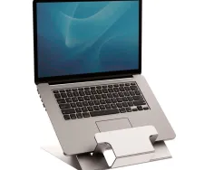 Support fellowes ordinateur portable hylift reduit fatigue oculaire tensions cou 6 reglages en hauteur