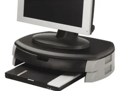 Support moniteur lcd q-connect crt imprimantes 583x335x120mm poids 2.7kg