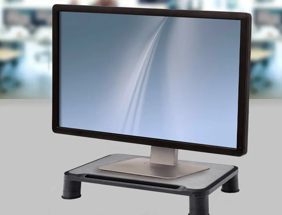 Support moniteur q-connect réglable en hauteur 380x240x112mm