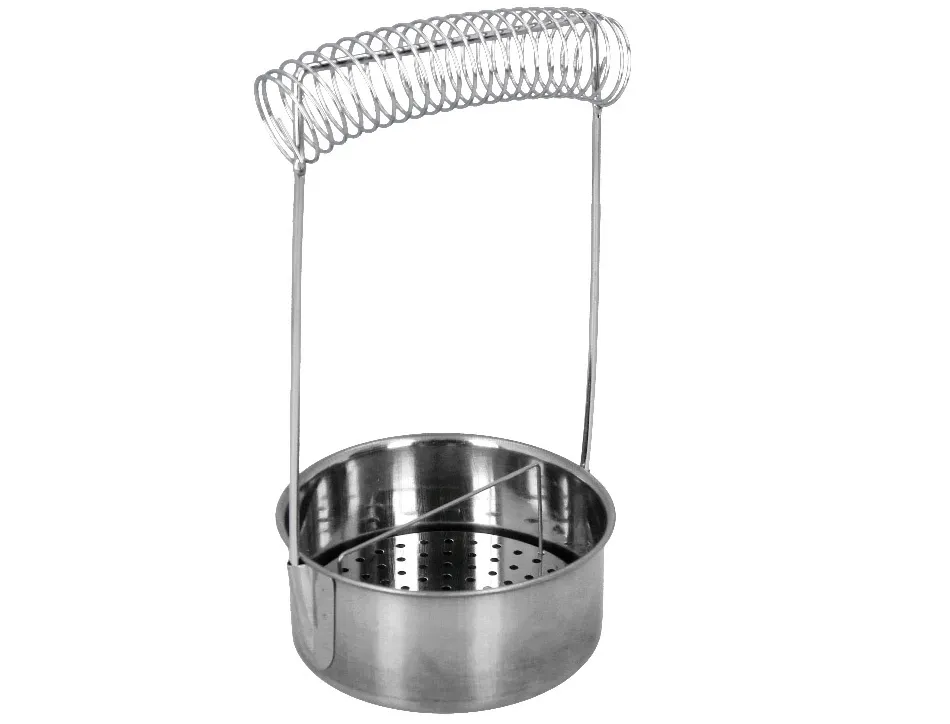 Support nettoyant liderpapel pour pinceaux en aluminium 18x10,5 cm
