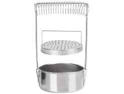 Support nettoyant liderpapel pour pinceaux en aluminium 18x10,5 cm