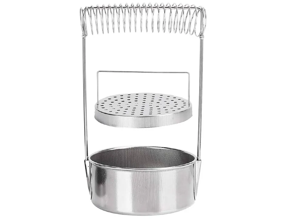 Support nettoyant liderpapel pour pinceaux en aluminium 18x10,5 cm