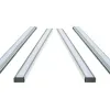 Support nobo bandes fixes aluminium anodisé indice 24 longueur 77,2cm paire supports hauts-bas