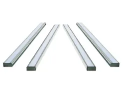 Support nobo bandes fixes aluminium anodisé indice 24 longueur 77,2cm paire supports hauts-bas