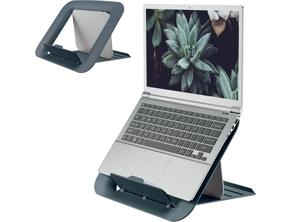 Support ordinateur portable leitz ergo cosy reglable coloris gris