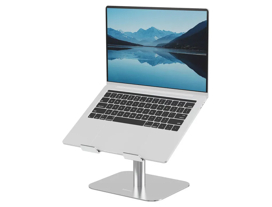 Support pc portable fellowes bureau alumia coloris argent