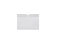 Support porte-etiquette prix q-connect pour crochet en t, etiquette 39x60 mm transparent