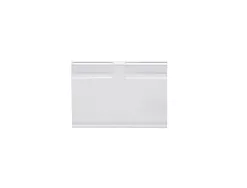 Support porte-etiquette prix q-connect pour crochet en t, etiquette 39x60 mm transparent