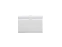 Support porte-etiquette prix q-connect pour crochet en t, etiquette 39x60 mm transparent