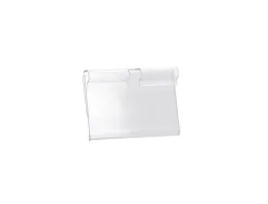 Support porte-etiquette prix q-connect pour crochet en t, etiquette 39x60 mm transparent