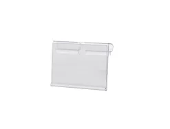 Support porte-etiquette prix q-connect pour crochet en t, etiquette 39x60 mm transparent