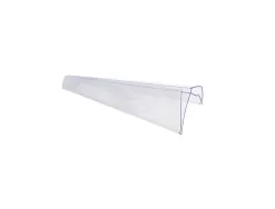 Support porte-etiquette prix q-connect pour etagere, 40x1000 mm transparent
