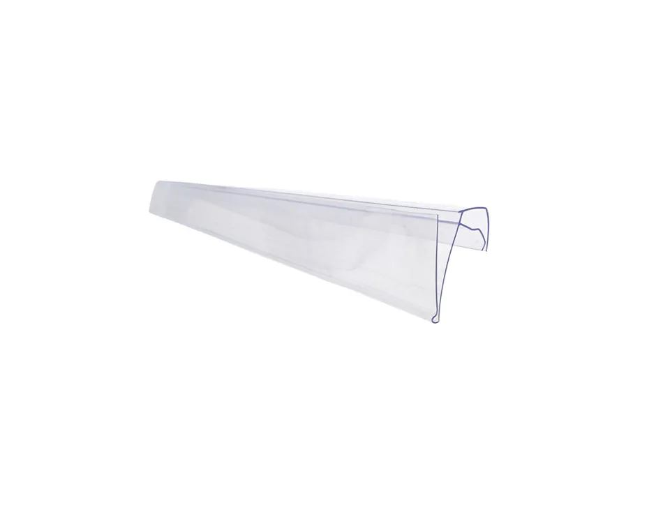 Support porte-etiquette prix q-connect pour etagere, 40x1000 mm transparent