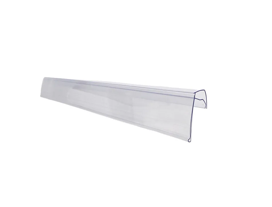 Support porte-etiquette prix q-connect pour etagere, 40x1000 mm transparent