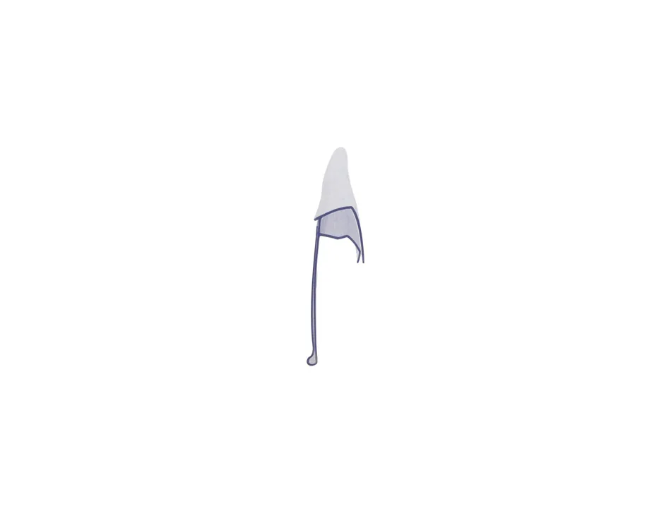 Support porte-etiquette prix q-connect pour etagere, 40x1000 mm transparent