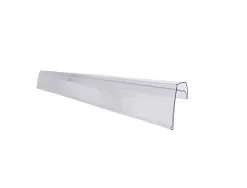 Support porte-etiquette prix q-connect pour etagere, 40x1000 mm transparent