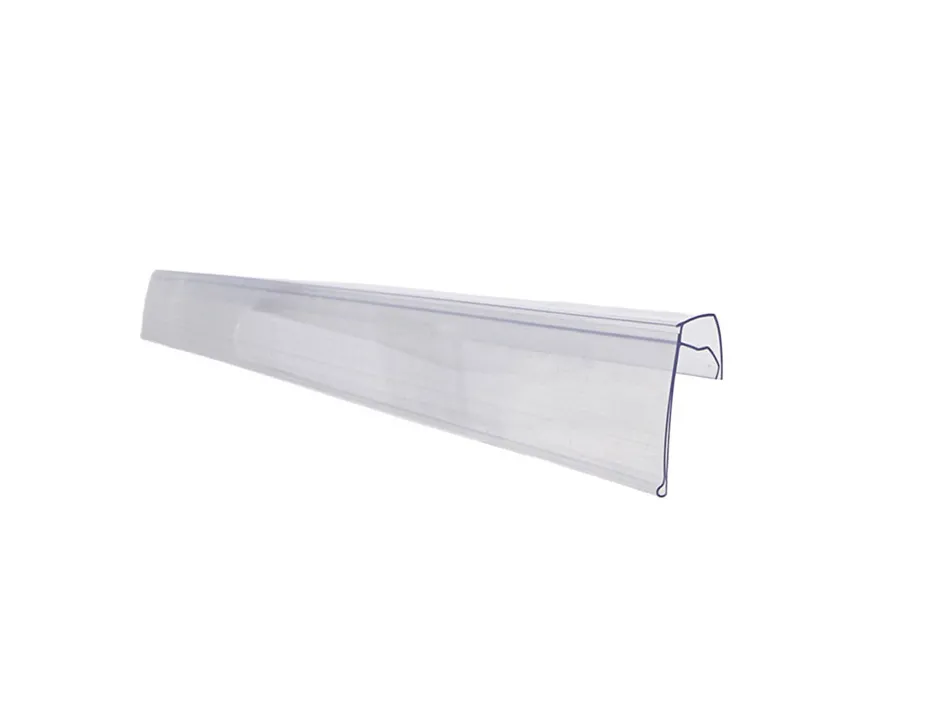 Support porte-etiquette prix q-connect pour etagere, 40x1000 mm transparent