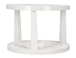 Support pour pinceaux liderpapel en plastique 46 trous 14,5x14,5x10 cm