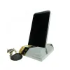 Support pour telephone bois ocolor 9.5x8x2.5cm coloris naturel
