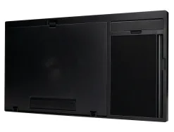 Support q-connect ordinateur portable tapis de souris et support telephone 7 reglages en hauteur coloris noir