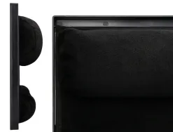 Support q-connect ordinateur portable tapis de souris et support telephone 7 reglages en hauteur coloris noir