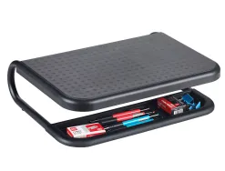 Support q-connect pour ordinateur portable et moniteur pc avec plateau d'organisation 380x295x110mm