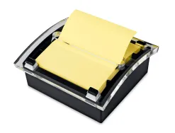 Support q-connect zigzag pour bloc-notes 76x76mm coloris noir