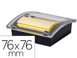 Support q-connect zigzag pour bloc-notes 76x76mm coloris noir
