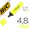 Surligneur bic tank marking highlighter sechage rapide pointe biseautee coloris jaune