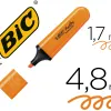 Surligneur bic tank marking highlighter sechage rapide pointe biseautee coloris orange