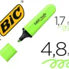 Surligneur bic tank marking highlighter sechage rapide pointe biseautee coloris vert