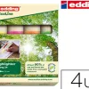 Surligneur edding ecoline pochette 4 unités