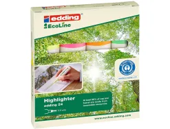 Surligneur edding ecoline pochette 4 unités